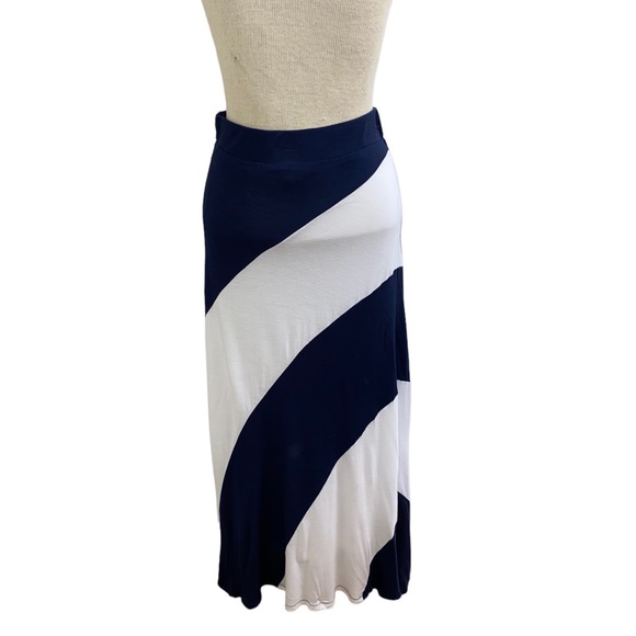 INC International Concepts Petite Blue, and White Maxi Skirt S - Picture 5 of 5